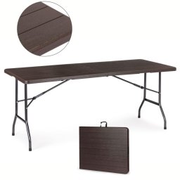 Sklopivi sto za proslave 180 cm Brown ModernHome