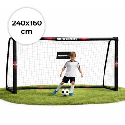 Fudbalski gol sa mrežom 240 × 160 × 85 cm – MOVEPRO