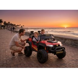 Veliki Dečiji Dvosed UTV Off-Road Beast 4×4 – Crveni (SM-26204C)