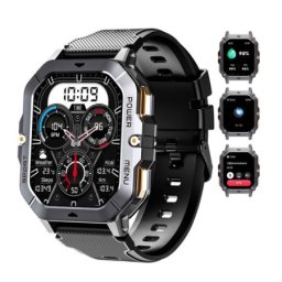 Oukitel 170456 BT101 crni Smart Watch Military 410mAh/Heart rate/SpO2/Blood Pressure/Accelerometer/eSIM