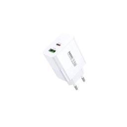 Remax 1xUSB 3.0+1xTIP C 33W RP-U122, beli Strujni Fast punjac Kiddy
