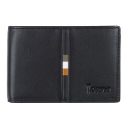 HJP crna Novčanik kožni muški mali sa RFID zaštitom 61660 10,5x7x3 Tesoro ( 16NMH61660B )