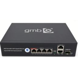 Gembird GMB POE -GS1006PTS1 Switch, IEEE802.3af/at/bt, 4 PoE 100/1000M, 2 UP-link 100/1000M, 52V 120W ,30W/P