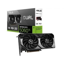 Graficka karta ASUS DUAL-RTX5060TI-O8G NVD/8GB/GDDR7/128bit/crna