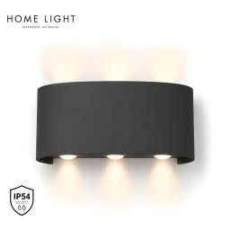 LED SPOLJNA LAMPA ZIDNA 6W NW 4000K PL-232 ANTRACIT BBLINK