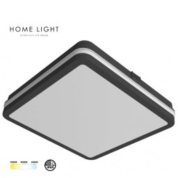 LED PLAFONJERA NORA 24W CCT CRNA IP65
