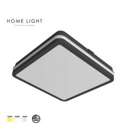 LED PLAFONJERA NORA 18W CCT CRNA IP65