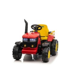 Dečiji Traktor na Akumulator Sa Prikolicom Crveni ( 12726 )