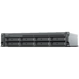 Synology rackstation rs1226plus, rack2u 8 bay 3.5 and 2.5, sata HDD SSD, AMD ryzen v1500b 4 core 2.2ghz, 4 gb ddr4ecc sodim, 2xmemory slots