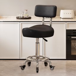 ROTIRAJUĆA STOLICA SA NASLONOM, PODESIVA, ZA SALON - ORDINACIJU MODERNO 01