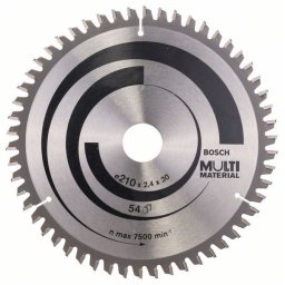 Bosch List kružne testere Multi Material 2608640511 210 x 30 x 2,4 mm 54z