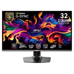 32 inča MPG 321URX QD-OLED, 4K UHD 3840x2160 QD OLED 240 Hz Tip-C 90W G-Sync gaming monitor