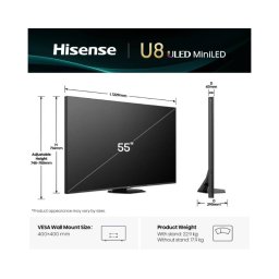 55 inča 55U8Q ULED MiniLED 4K UHD Smart TV