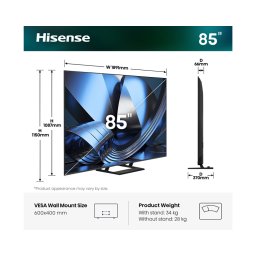 85 inča 85U7SE ULED Mini-LED 4K UHD Smart TV