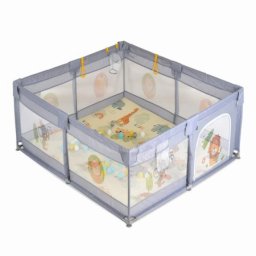 Cangaroo Ogradica za igru gamezone 120*120 grey ( CAN0428 )