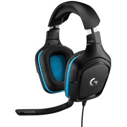 Slušalice žične gaming Logitech G432 7.1 crno/plave 981-000770