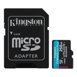 Kingston mem sd micro 256gb canvas go! Plus + adp sdcg4/256gb ( 0001399048 )