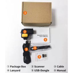 Barkod skener za prst Gembird POS-BSH500, 600 mAh