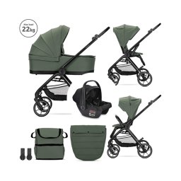 LORELLI KOLICA ZA BEBE VENICE 3U1 (22KG MAX) - GREEN