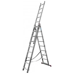 Trodelne aluminijumske merdevine Krause Corda 3x9, 5,3 m