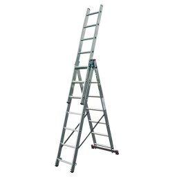 Trodelne aluminijumske merdevine Krause Corda 3x7, 4,2 m