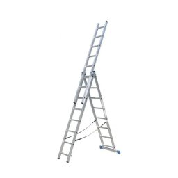 Trodelne aluminijumske merdevine ELKOP 3x8, 4,5 m