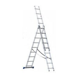 Trodelne aluminijumske merdevine ELKOP 3x9, 5,3 m