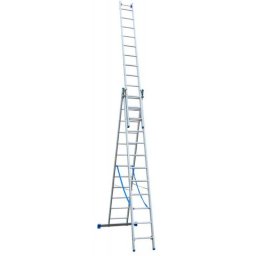 Trodelne aluminijumske merdevine ELKOP 3x14, 8,6 m