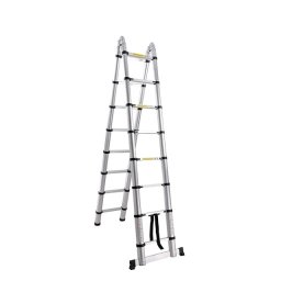 Teleskopske aluminijumske merdevine SuperStep 2,8+2,8 XL, 5,6 m