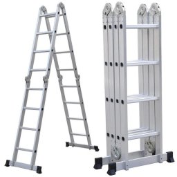 Zglobne aluminijumske merdevine SuperStep 4x5, 5,7 m