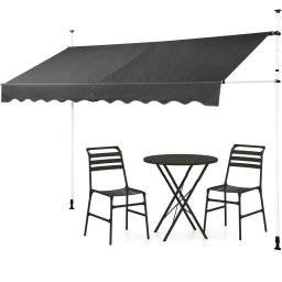 Balkonska tenda Montelux Easy 350x120 cm, siva