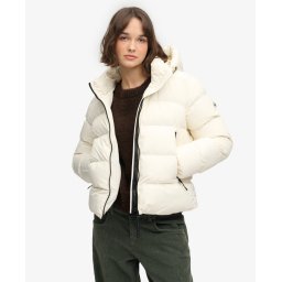 SUPERDRY PUFFER Ž JAKNA WHITE