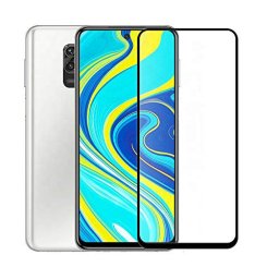 Zaštitno staklo 5D FULL GLUE za Xiaomi Redmi Note 9 2020 (6.53") crni rub