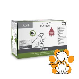 Platinum Dog Adult Chicken 3x5kg, Hrana Za Pse Sa Svežom Piletinom