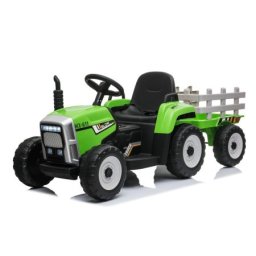 Traktor na akumulator sa prikolicom - Zeleni ( 13324 )