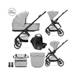 Lorelli kolica za bebe venice 3u1 (22kg max) - grey ( 10022042506A )
