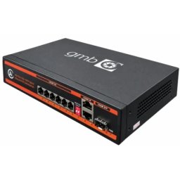 Gembird GMB POE-GS1006PS1 Switch,4 PoE 100/1000M, 2 UP-Link 100/1000M +1 SFP port,52V 65W,30W/PoE,VLAN,250m