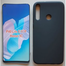 TPU maska Pudding za P40 lite E 2020, Y7p 2020, Honor 9C (6.39") crna