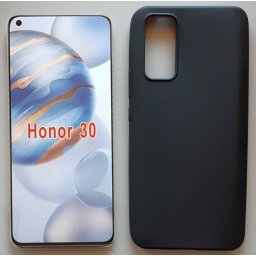 TPU maska Pudding za Huawei Honor 30 2020 (6.53") crna