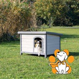Trixie Classic Dog Kennel Drvena Kućica Za Pse Izrađena Od Borovine, 85x58x60cm