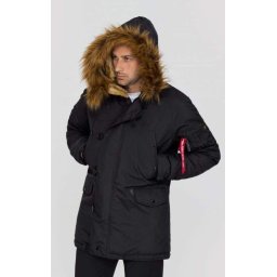 ALPHA INDUSTRIES EXPLORER JAKNA BLACK