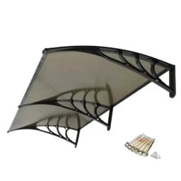 Nadstrešnica Aluminijumska 200x150cm Crna Bronza 5mm ( 2158 )