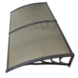 Nadstrešnica Aluminijumska 240x150cm Crna Bronza 5mm ( 2157 )