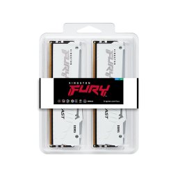 DIMM DDR5 32GB (2x16GB kit) 6400MT/s KF564C32BWEAK2-32 FURY Beast White RGB EXPO