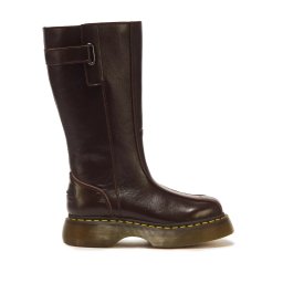 DR. MARTENS BUZZ Hi CIZME DARK BROWN
