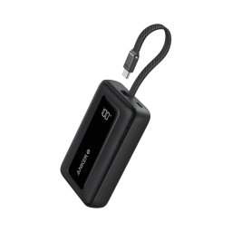 ANKER Zolo 20000mAh, 22.5W, sa ugrađenim USB-C kablom, Power Bank crni