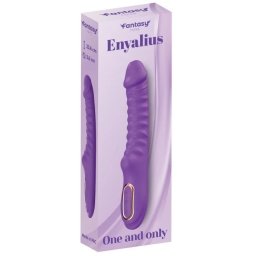 Rebrasti silikonski vibrator Enyalius Lila