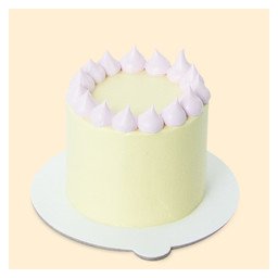 Mini torta - puf žuta