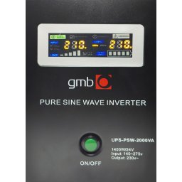 UPS-PSW-2000VA GMB LONG, cist sinusni pretvarac sa produzenom autonomijom 1400W-220V/24V