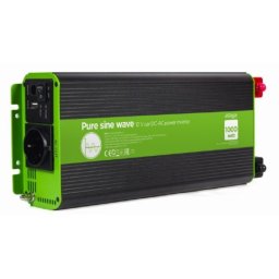 EG-PWC-PS1000-01 Gembird 12V Cist sinusni inverter DC/AC 1000W + USB port, 2,7KG